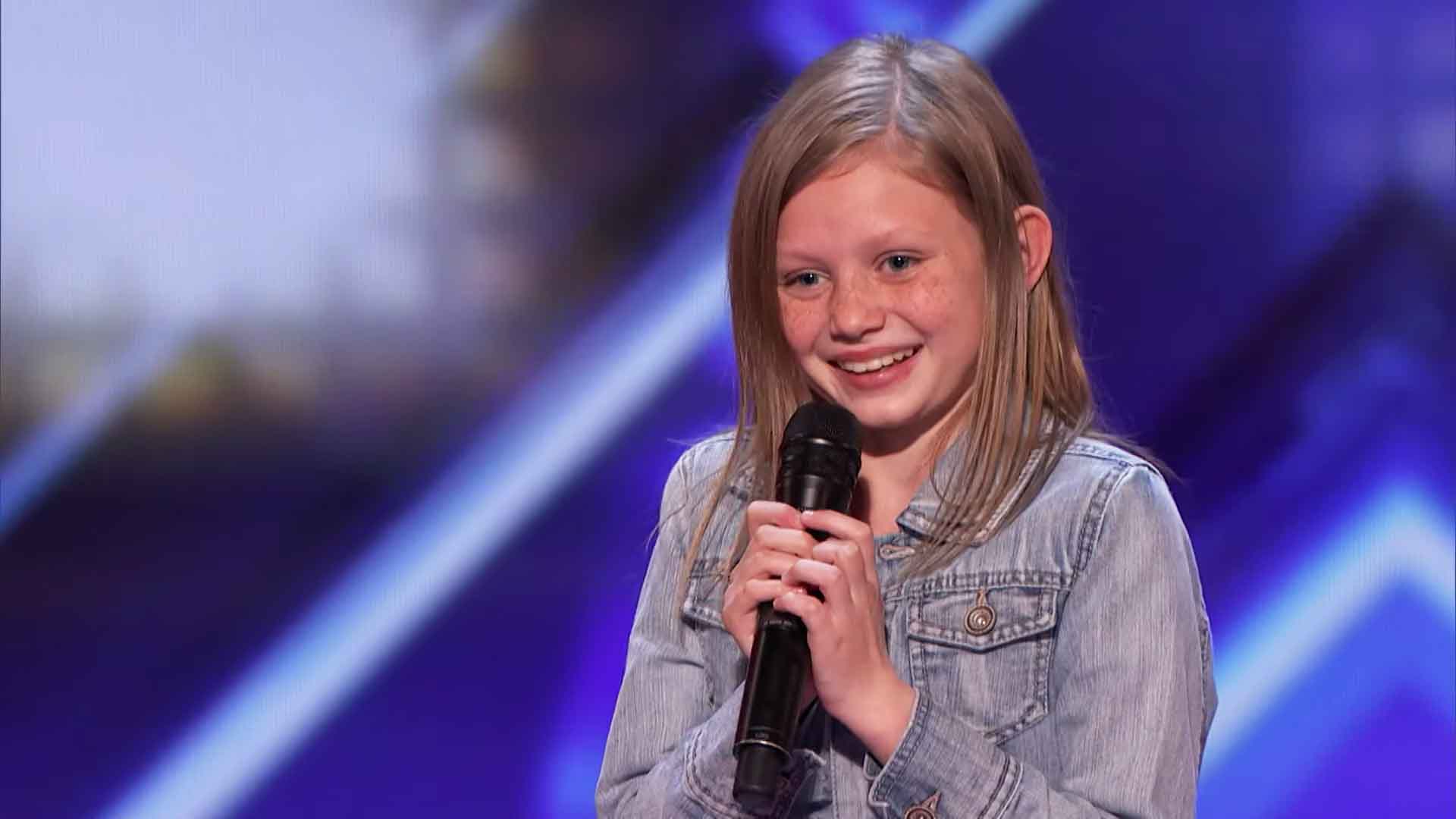 Simon Stops 12-Year-Old Ansley Burns To Sing Again, She Nails It