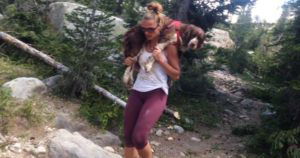 Woman Carries Injured 55 Pound Dog Down Mountain For 6 Hours | FaithPot