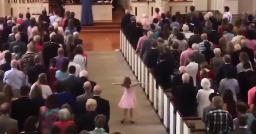 Adorable Little Girl Breaks Out In A Dance During Church Service FaithPot