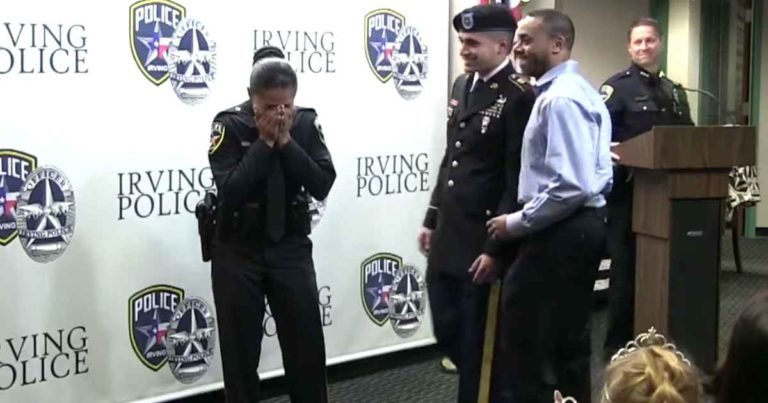 military-son-surprises-mom-at-police-swearing-in