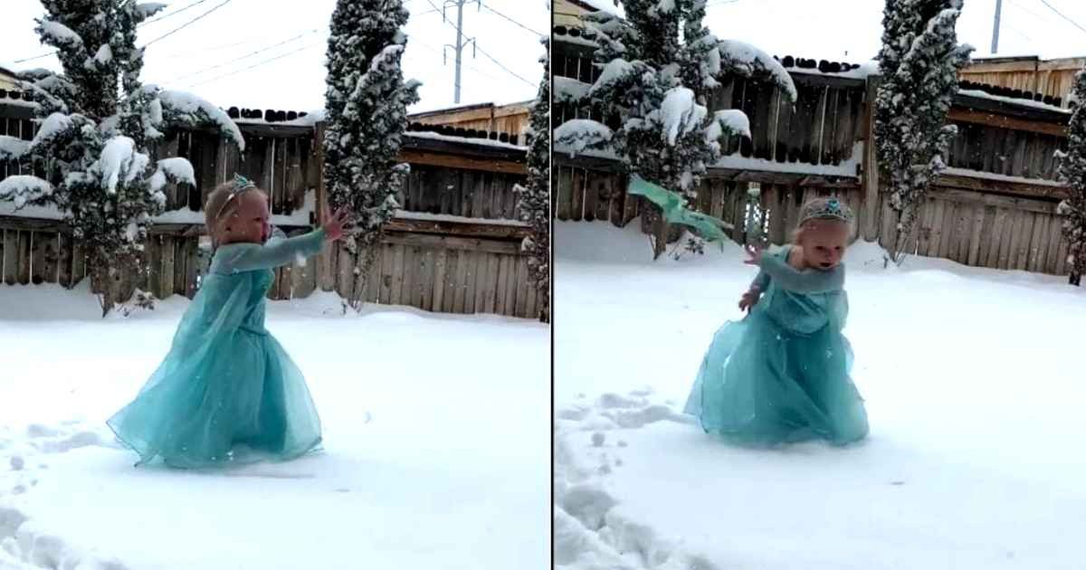 little-girl-elsa-in-the-snow