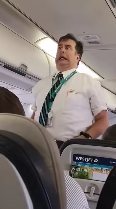 WestJet Flight Attendant Gives Hilarious Demonstration Speech | FaithPot