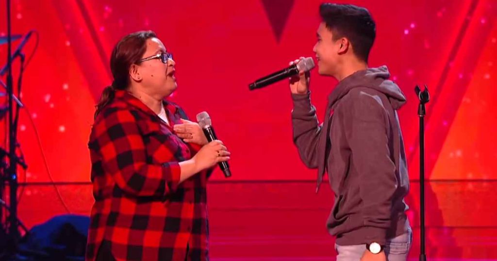 MotherSon Duet On The Voice UK Leaves Judges In Tears FaithPot