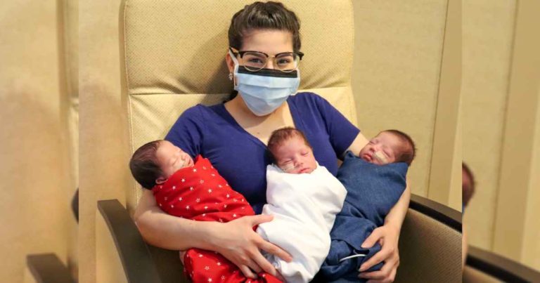 woman-beats-coronavirus-triplets