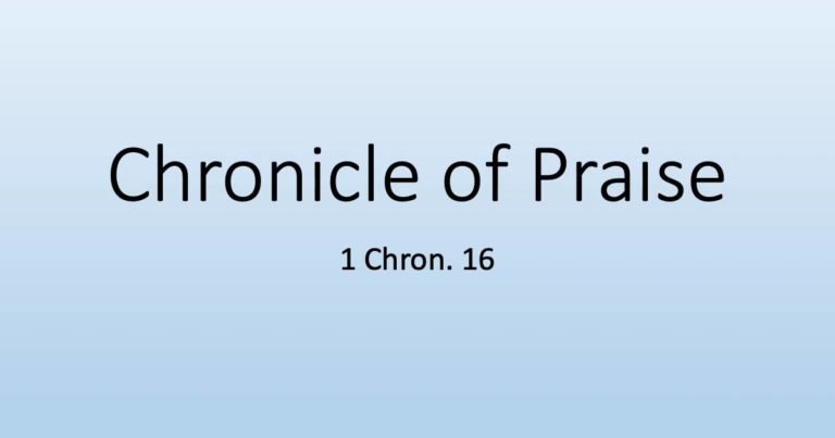 chronicle-of-praise