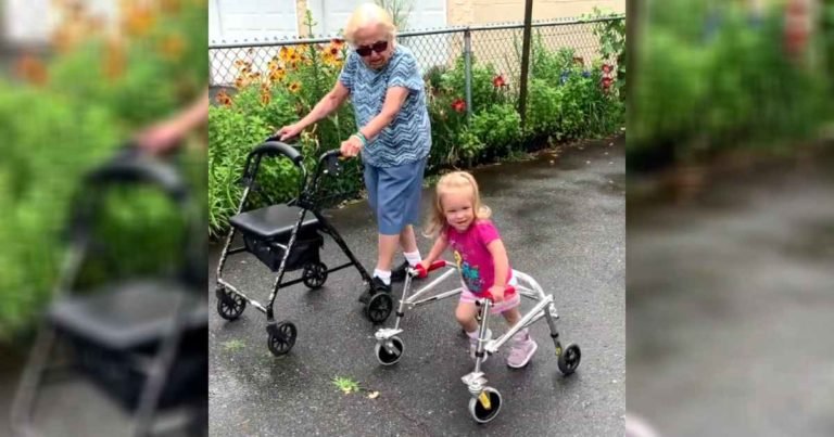 toddler-with-cerebral-palsy-walking-with-great-grandma