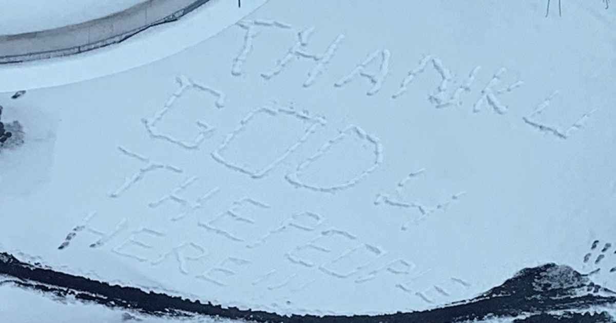 message-written-in-snow-saint-joseph-london