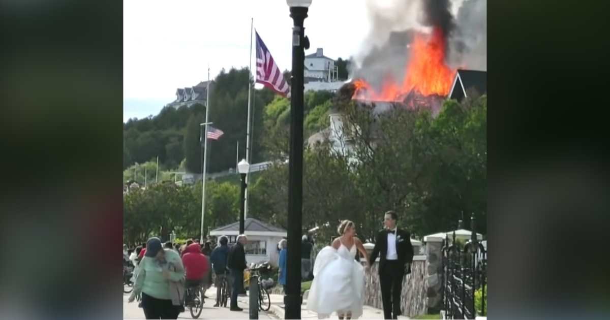 michigan wedding fire