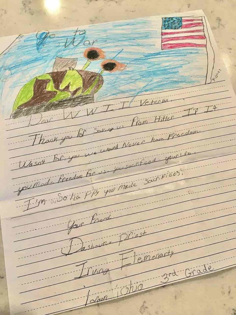 95-year-old Veteran Meets The Third Grader Who Wrote Him A Life 