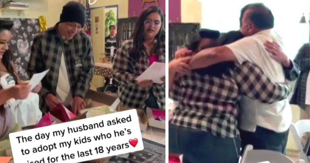 Stepdad Surprises 3 Young Adults With Adoption Papers And Their Reactions Are Priceless Faithpot 2805