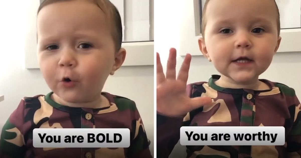 Adorable Little Girl Shares Positive Affirmations