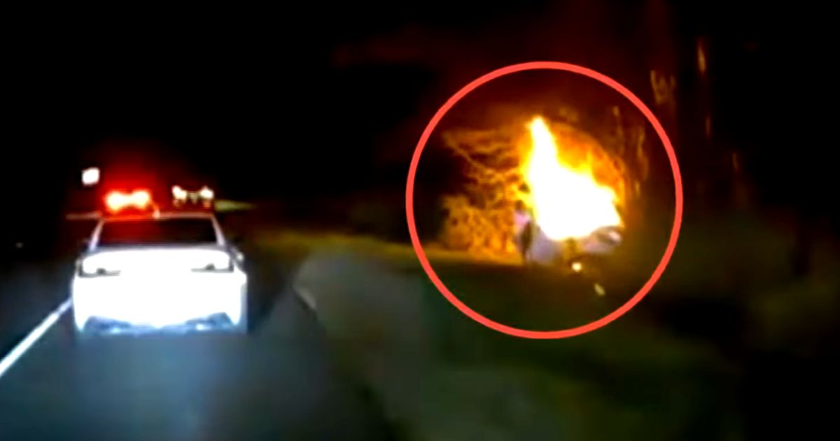 Off Duty Firefighter Rescues Woman From Burning Car Faithpot