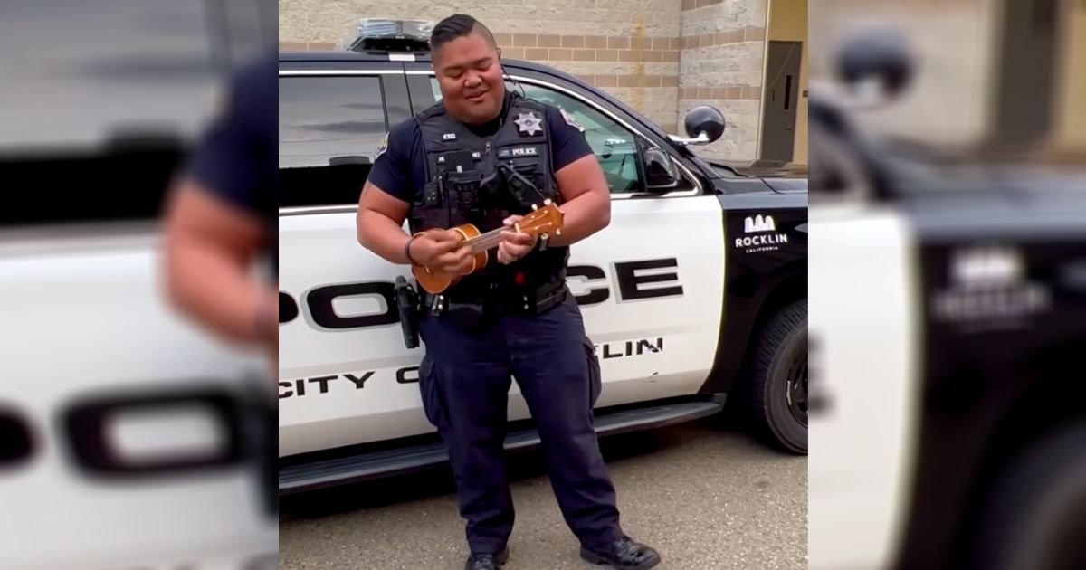 police-officer-playing-ukulele