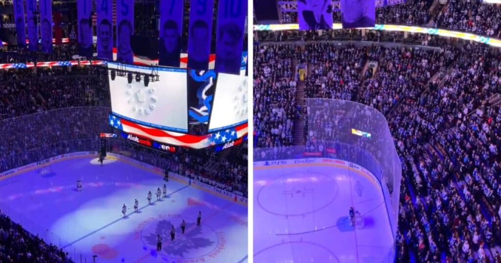 Maple Leafs Fans Sing Star Spangled Banner When Singer's Mic ...