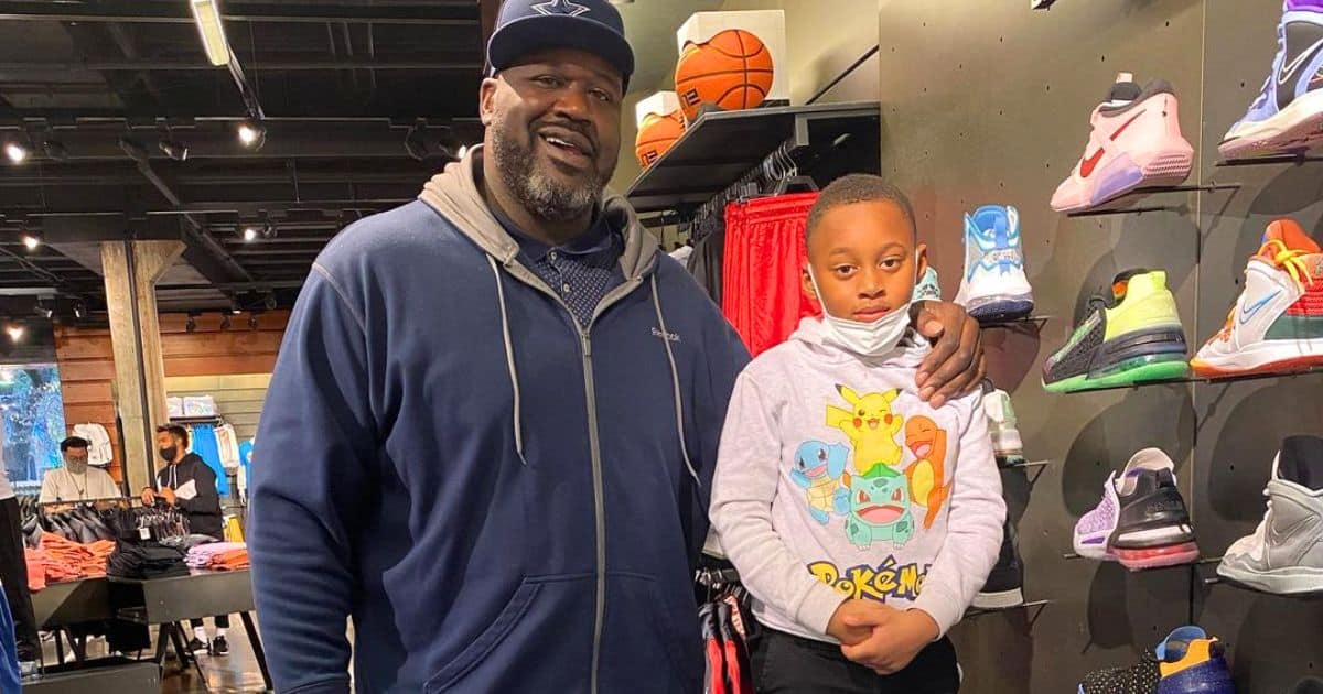 Shaq buys shoes deals for kid