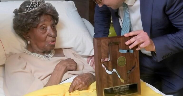 oldest living person texas elizabeth francis