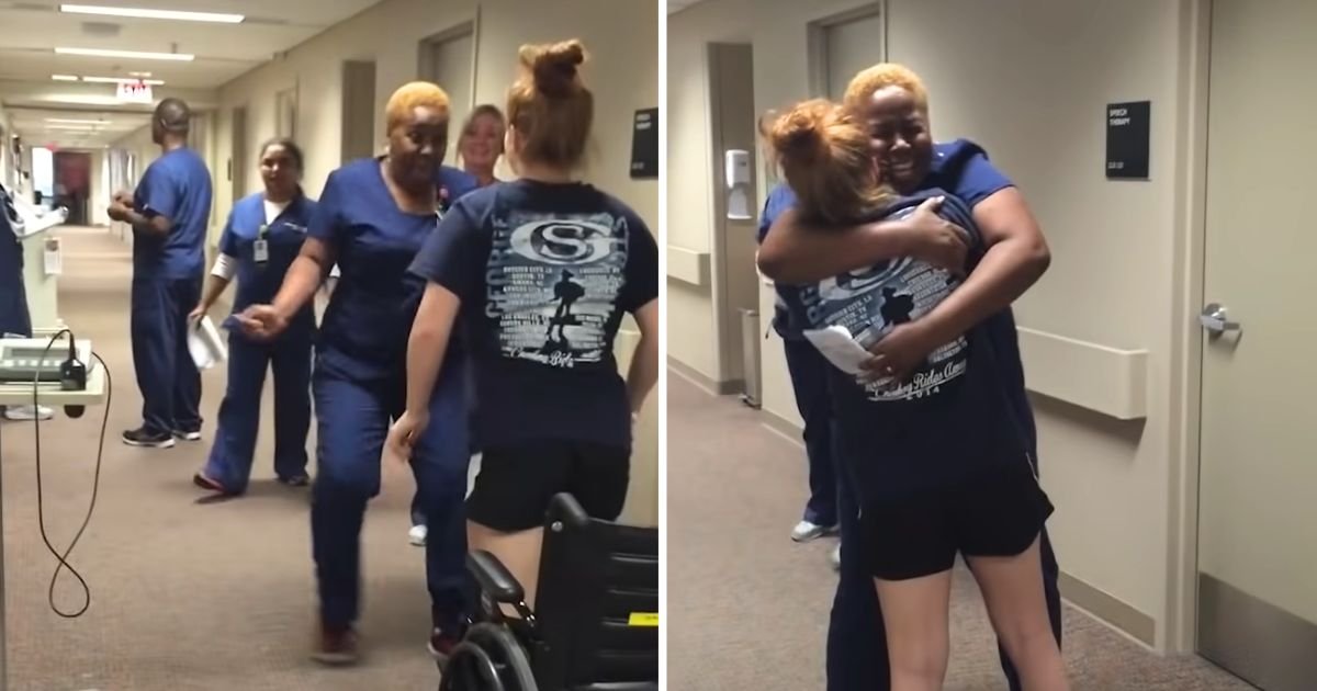 patient surprises nurse by walking