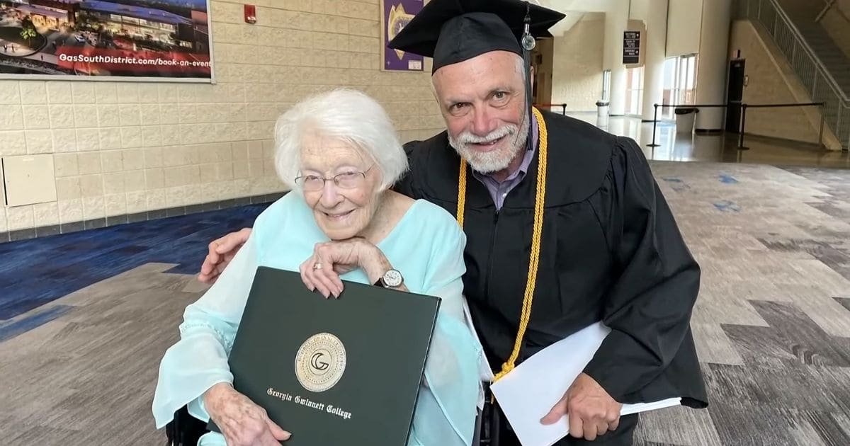72 year old graduates college