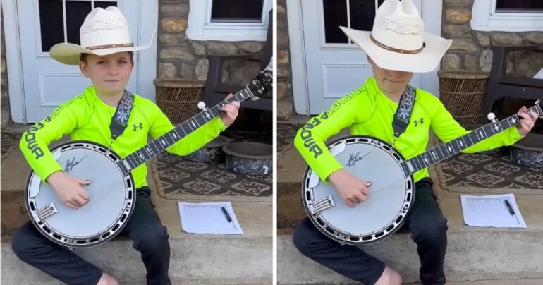 Incredible Banjo-Playing Kid Wows the Internet | FaithPot