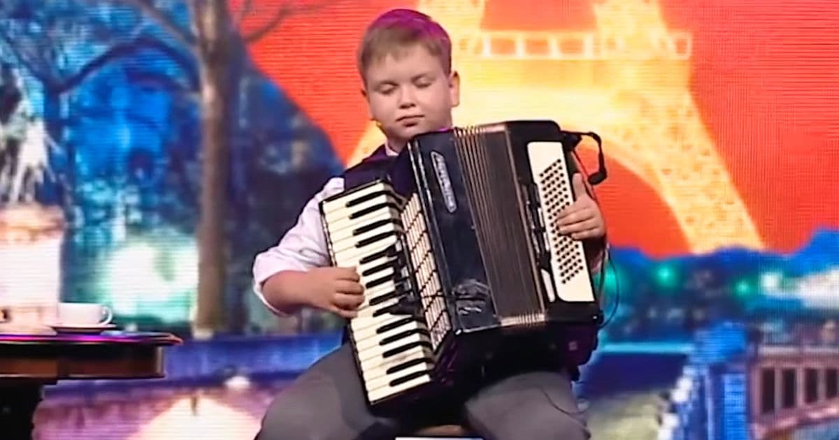 accordion player Ivan Homolsky