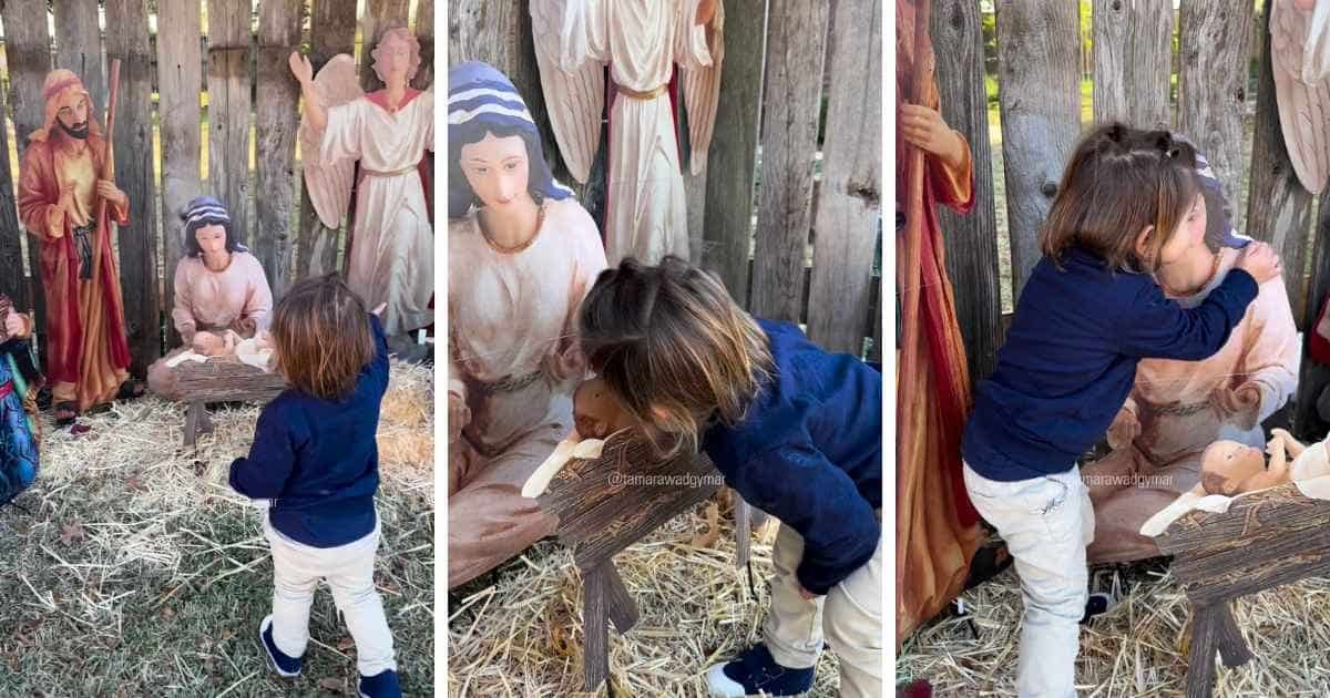 toddler nativity visit