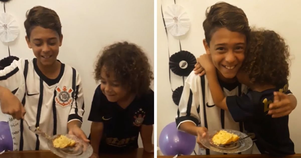 Brazilian birthday cake tradition